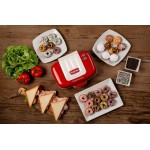 Aparat multifunctional pentru gogosi, briose si sandwich, Ariete 1972WH/RED