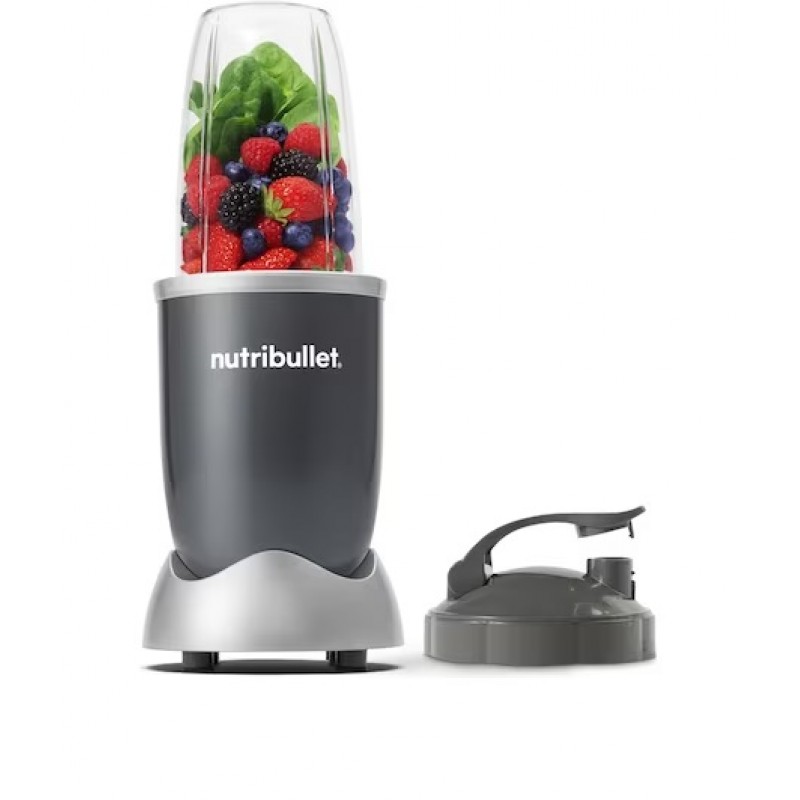 Blender Nutribullet Original, 600 W, 1 viteza, cupa inalta 0.7l, Argintiu