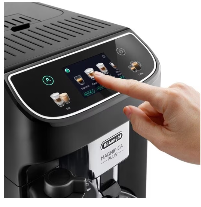 Espressor automat DeLonghi Magnifica PLUS ECAM 320.60.B, tehnologie LatteCrema, 1,8 l, 15 bar, 1450 W, negru