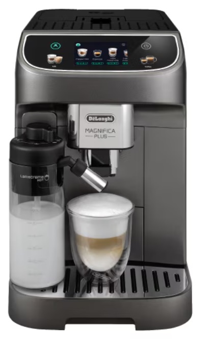 Espressor automat DeLonghi Magnifica PLUS ECAM 320.70.TB, tehnologie LatteCrema, , 1,9 l, 15 bar, 1450 W, negru/gri inchis