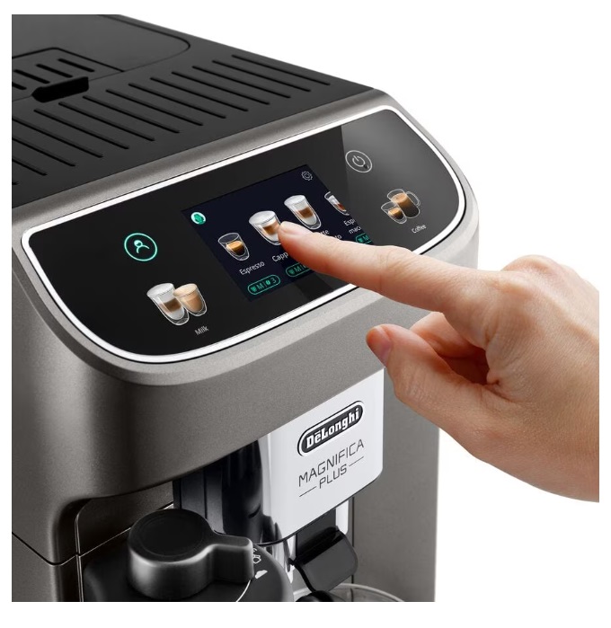 Espressor automat DeLonghi Magnifica PLUS ECAM 320.70.TB, tehnologie LatteCrema, , 1,9 l, 15 bar, 1450 W, negru/gri inchis