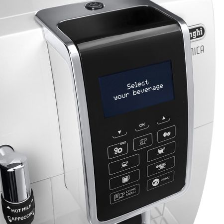 Espressor automat Delonghi, ECAM 350.35W, 1450W, 15 bar, 1.8l, Alb