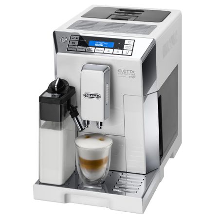 Espressor automat DeLonghi ECAM 45.760 ELETTA, 1450 W, 15 bar, Alb