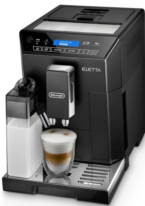 Espressor de cafea automat DeLonghi Eletta ECAM 44.660.B, 1450W, 2L, 15 bar, 400gr, Negru