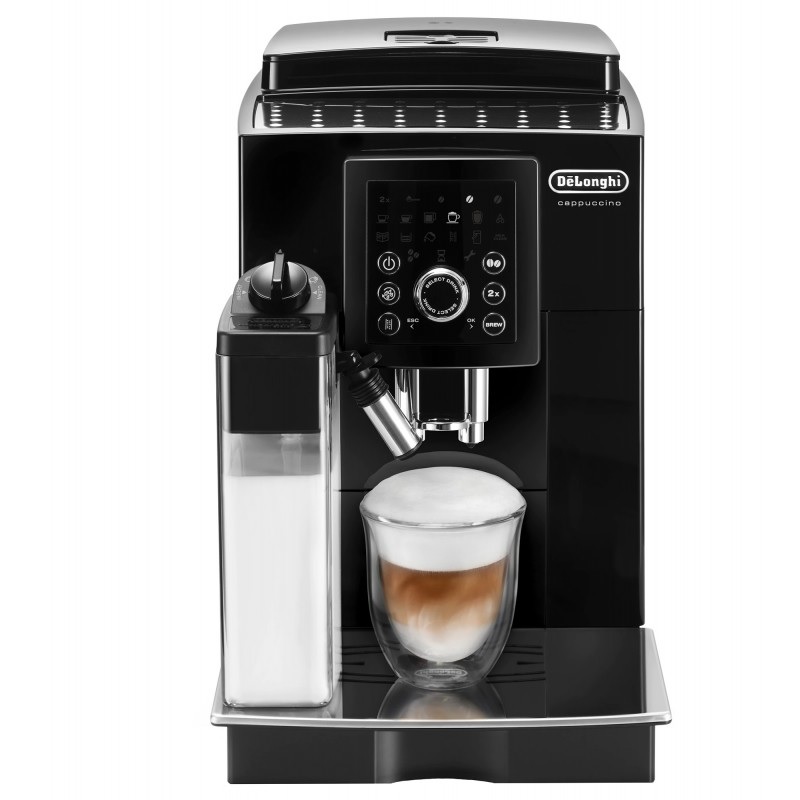 Espressor automat De’Longhi Magnifica S ECAM 23.260.B, 1450 W, 15 bar, 1.8 l, Negru