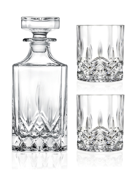 Set 3 piese whisky Opera Dof,  Rcr Crystal