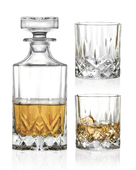 Set 3 piese whisky Opera Dof,  Rcr Crystal