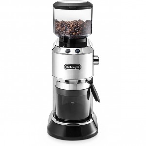 Rasnita de cafea De'Longhi Dedica KG 520M, 150 W, 350 g, Argintiu / Negru