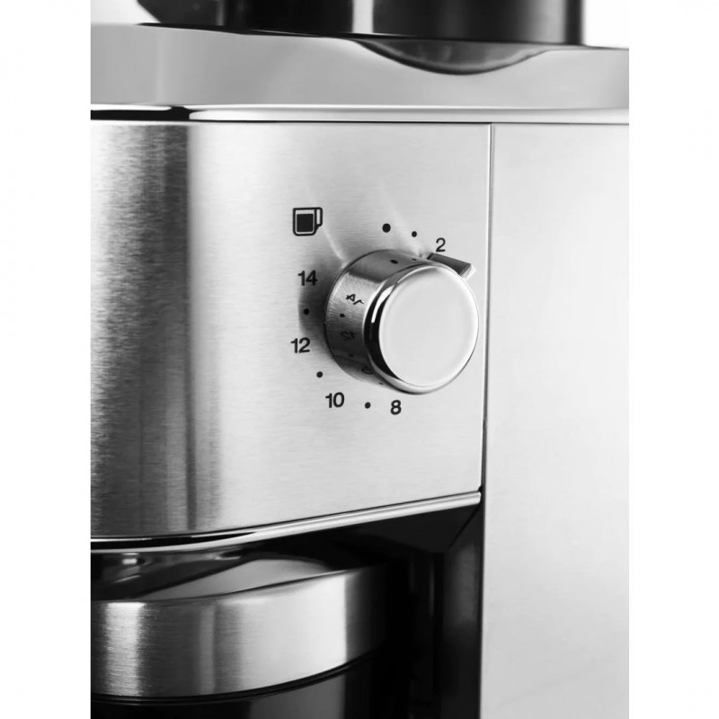 Rasnita de cafea DeLonghi Dedica KG 520M, 150 W, 350 g, Argintiu / Negru