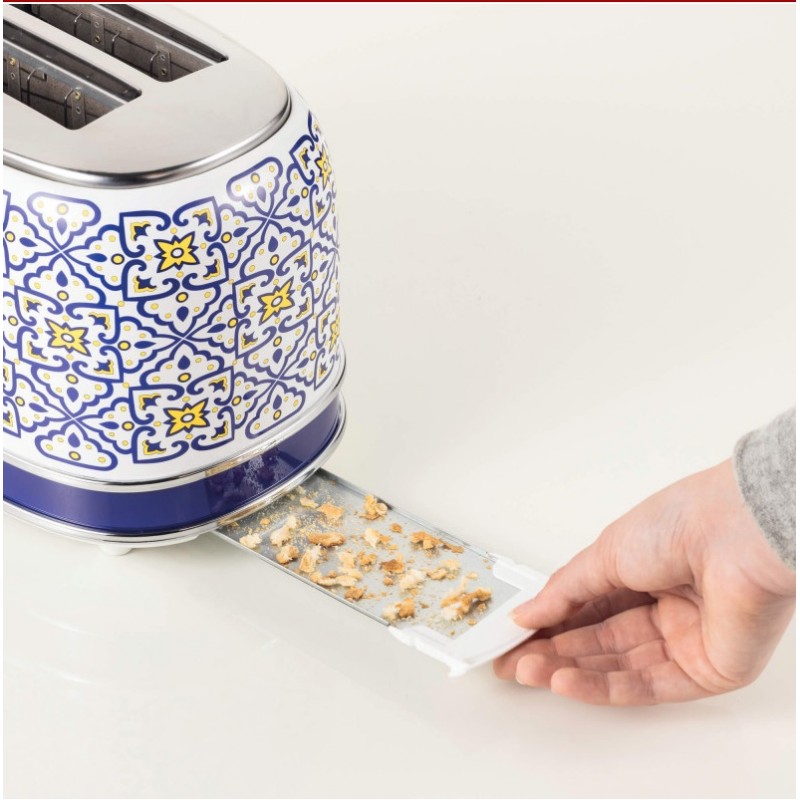 Prajitor de paine Ariete, 0155 Vintage, 810 W, 2 Felii, Capri Delcaffe.ro