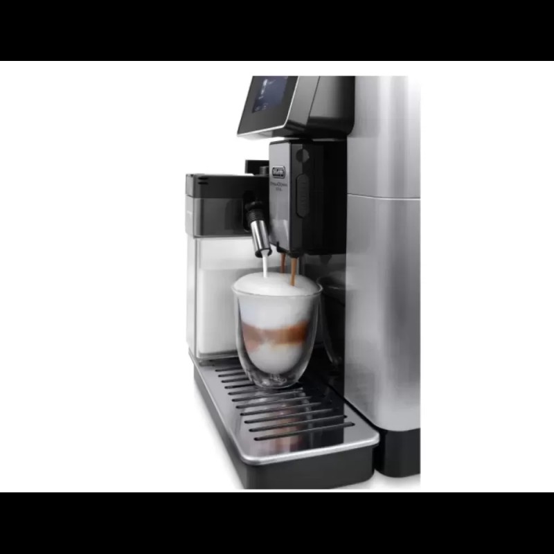 Espressor automat De’Longhi PrimaDonna SOUL ECAM 610.74.MB, 1450W, 19 bar, 2.2 l, LatteCrema System, Argintiu Negru