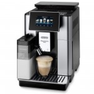 Espressor automat De’Longhi PrimaDonna SOUL ECAM 610.55.SB, Carafa pentru lapte, Sistem LatteCrema, Rasnita cu tehnologie Bean Adapt, Coffee Link App, 1450W, 19 bar,2.2 l, Negru - Argintiu