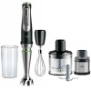 Mixer vertical Braun MQ9138XI, 1200 W, Pahar gradat 0.6 l, Tocator 0.5l, Tel, Rasnita, viteza variabila, Negru