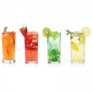 Set 4 pahare Mixology Long Drink HB, RCR Crystal