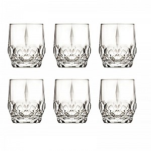 Set 6 pahare whisky Alkemist, RCR Crystal, Ideale pentru whisky, lichior si cocktail-uri, 35 cl