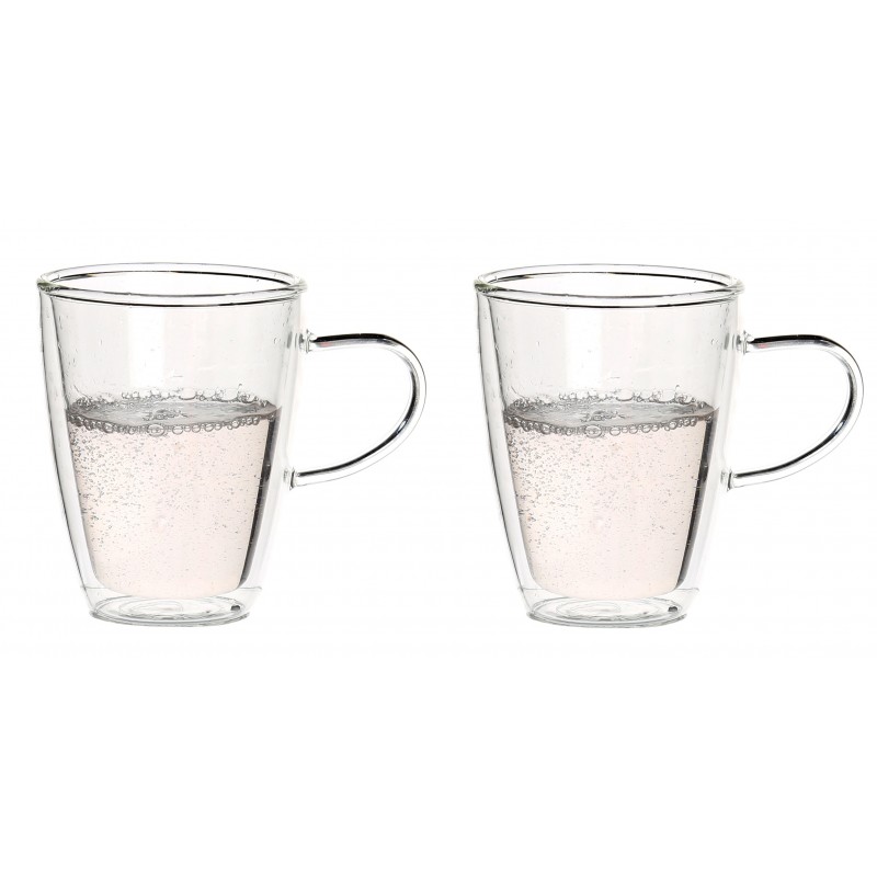 Set 2 Cani thermo ZEN pentru ceai, lapte sau orice bautura rece sau calda, ceai, cafea, lapte, 300ml, DelCaffe