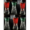 Set 6 pahare Clessidra Tatoo, RCR Crystal 2 in 1, Ideale pentru Shot-uri, lichior sau masura pentru cocktail-uri, 30 si 60 ml