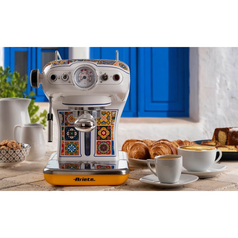 Espressor Ariete, Vintage 1389A, 850W, 15Bar, Positano Delcaffe.ro