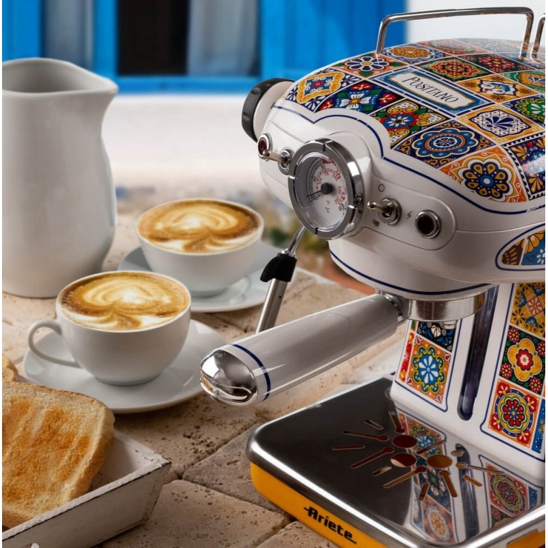 Espressor Ariete, Vintage 1389A, 850W, 15Bar, Positano Delcaffe.ro
