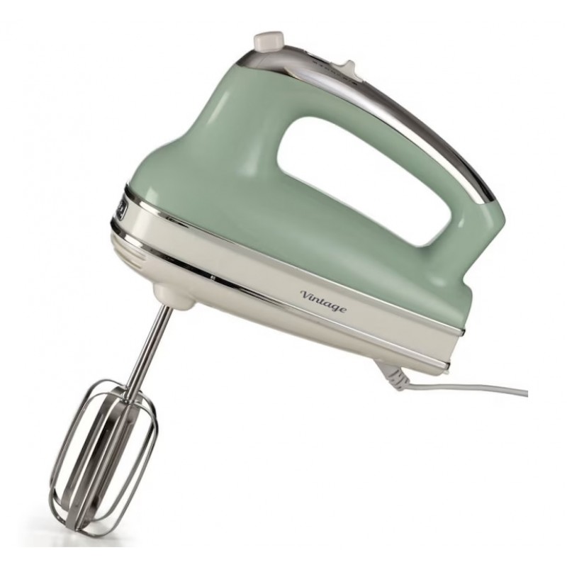 Mixer manual Ariete VINTAGE 1548/04, 450W, 5 viteze, Turbo, Verde Delcaffe.ro