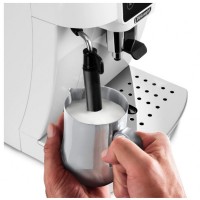 Espressor automat De"Longhi Magnifica Start ECAM 220.20.W, 1450 W, 1.8l, 15 bar, sistem de spumare lapte manual, alb