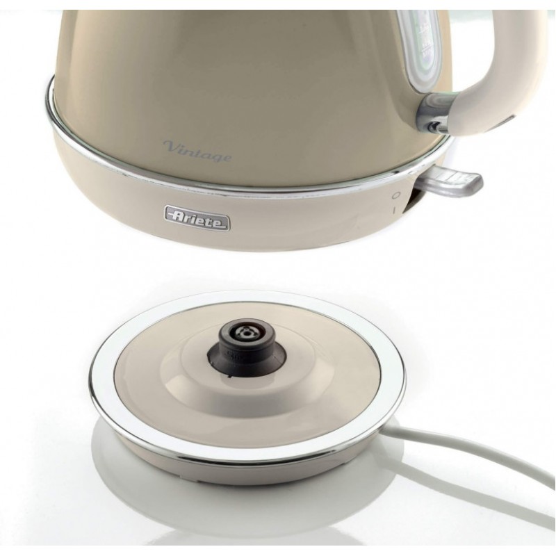 Cana electrica Ariete, Vintage 2869,1.7 l, 2000 W, Crem Delcaffe.ro