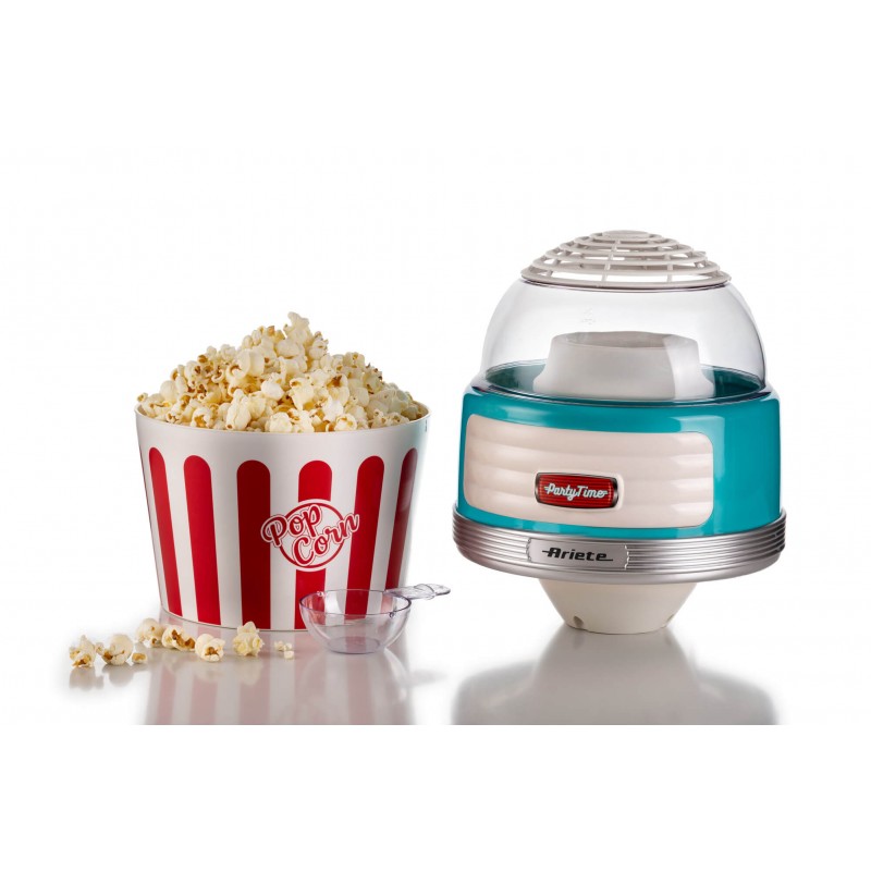 Aparat Popcorn Xl Party Time 2957 Ariete, 1100W, 60 Gr, Blue