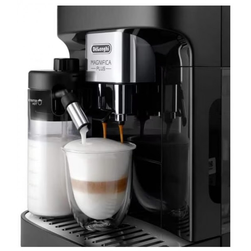 Espressor automat DeLonghi Magnifica PLUS ECAM 320.60.B, tehnologie LatteCrema, 1,8 l, 15 bar, 1450 W, negru