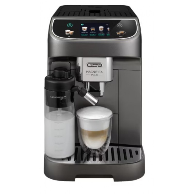 Espressor automat DeLonghi Magnifica PLUS ECAM 320.70.TB, tehnologie LatteCrema, , 1,9 l, 15 bar, 1450 W, negru/gri inchis