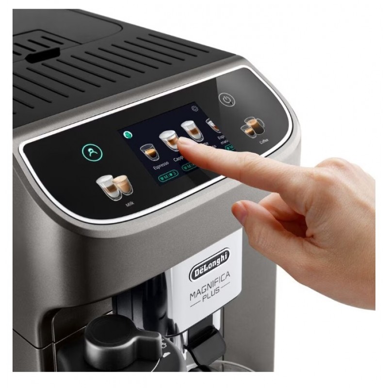 Espressor automat DeLonghi Magnifica PLUS ECAM 320.70.TB, tehnologie LatteCrema, , 1,9 l, 15 bar, 1450 W, negru/gri inchis