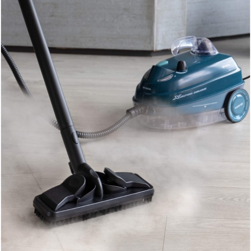Aparat de curat cu abur XvaporDeluxe 4146 Ariete, 1500 W, 1.6 l, 5 bari, Albastru Delcaffe.ro