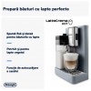 Espressor automat DeLonghi Rivelia EXAM 440.55.G, 2 recipiente pentru boabe, Tehnologie Bean Adapt, carafa cu tehnologie LatteCrema Hot, 1450W, 19 bar, 1.4 l, Gri