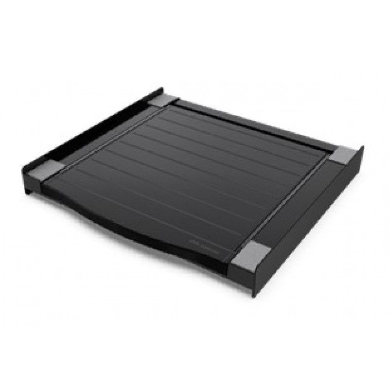 Kit universal de suprapunere a masinii de spalat si a uscatorului de rufe + suport retractabil, Meliconi. Torre Black Delcaffe.ro