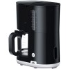 Cafetiera Braun KF1100BK, 1000 W, Carafa din sticla, Capacitate 1.38 L, Filtru pivotant, Sistem anti-picurare, Oprire automata, Negru