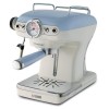 Espressor manual Ariete, 1389 Vintage, Blue, Sistem cappuccino, Putere 900W, 15 Bar