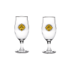 Set 2 Pahare de Bere Save Water Drink Beer, Cerve, Sticla decorata, 400 ml