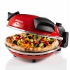 Cuptor electric pentru pizza Ariete "Pizza in 4 minute" 0909/10, 1200W, 32 cm, Pana la 400°C, 5 trepte, Placa de piatra, Acoperire antiaderenta, Rosu Delcaffe.ro