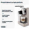 Espressor automat DeLonghi Rivelia EXAM 440.55.BG, 2 recipiente pentru boabe, Tehnologie Bean Adapt, carafa cu tehnologie LatteCrema Hot, 1450W, 19 bar, 1.4 l, Bej