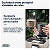 Espressor automat DeLonghi Rivelia EXAM 440.55.BG, 2 recipiente pentru boabe, Tehnologie Bean Adapt, carafa cu tehnologie LatteCrema Hot, 1450W, 19 bar, 1.4 l, Bej