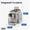 Espressor automat DeLonghi Rivelia EXAM 440.55.BG, 2 recipiente pentru boabe, Tehnologie Bean Adapt, carafa cu tehnologie LatteCrema Hot, 1450W, 19 bar, 1.4 l, Bej