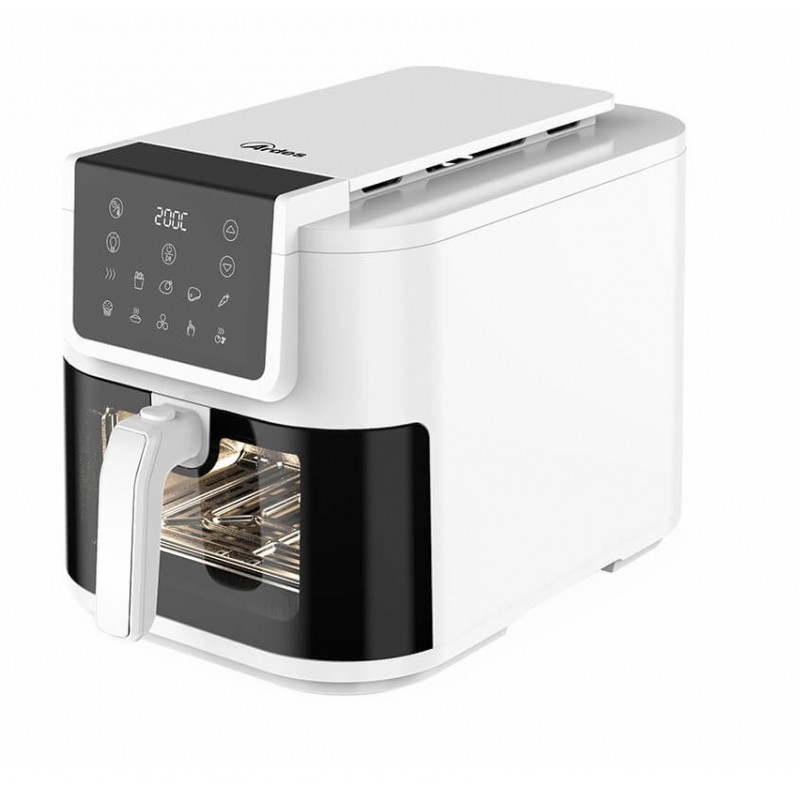 Friteuza cu aer cald Ardes INFINITY 8l, 1700W, afisaj digital touch, alba Delcaffe.ro
