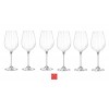 Set 6 pahare vin alb cu picior OPTIQ,450 ml, RCR