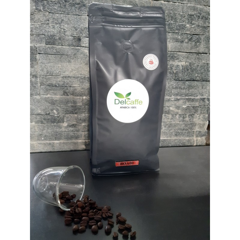 Cafea boabe DelCaffe  Espresso, 1000gr, 100% ARABICA