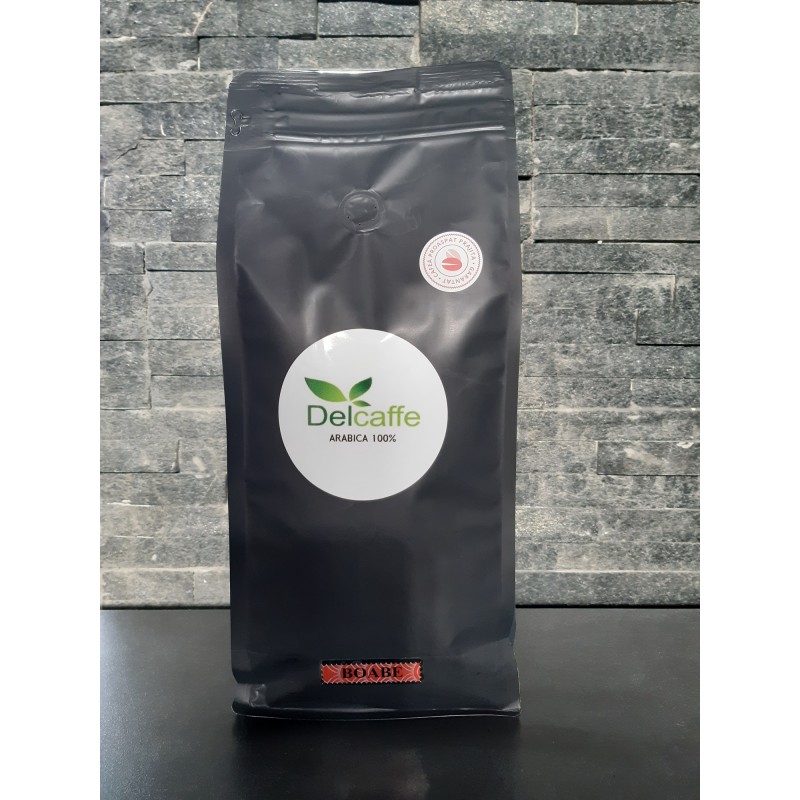 Cafea boabe DelCaffe  Crema , 250gr, 50% ARABICA, 50% ROBUSTA