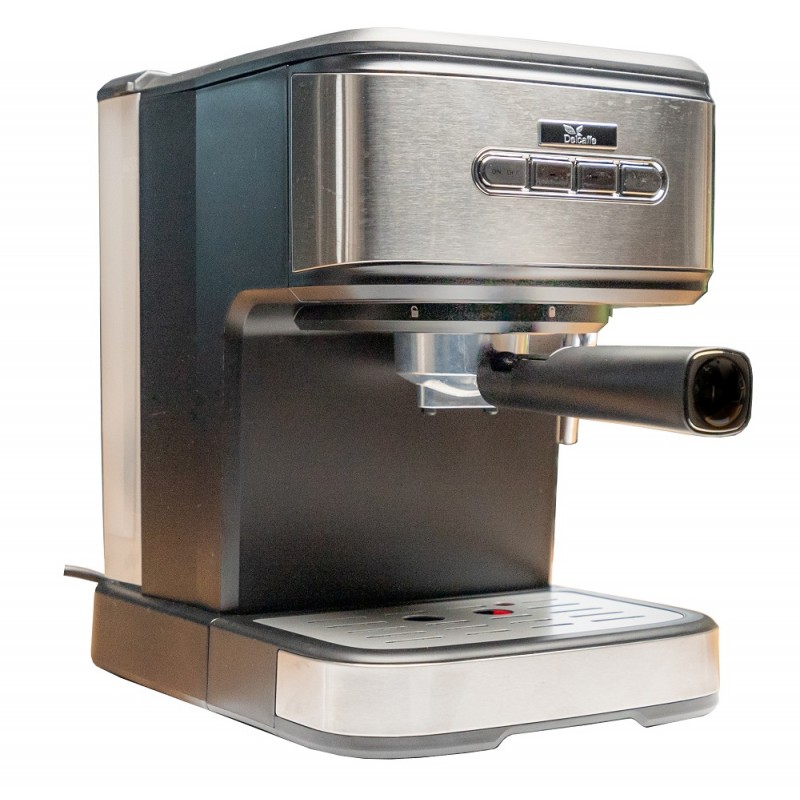Espressor cu pompa DelCaffe  Espresso & Cappuccino ROBUSTA, 850 W, 20 bar, 1.5 l, Inox