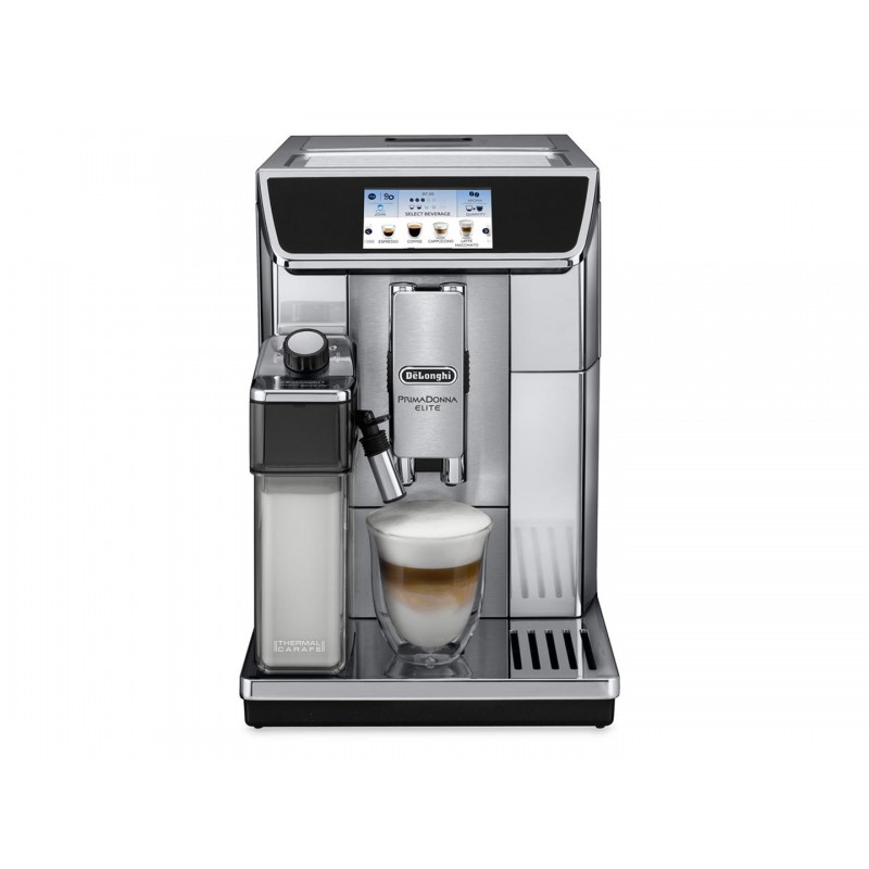 Espressor automat DeLonghi Primadonna Elite ECAM 650.75MS 1450W, 15 bar, 1.8 l, Silver