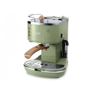 Espressor manual DeLonghi Vintage ECOV311.GR, 1100W, 15 bar, 1.4 l, Verde