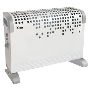 Convector electric de podea Turbo Ardes, 1800 W, AR4C03, 3 trepte de putere, Termostat reglabil, Alb / Gri