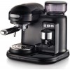 Espressor manual Ariete Moderna, 1318BK Negru, 1080w, Rasnita incorporata, Sistem cappuccino, 15 Bar