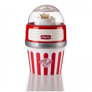 Aparat popcorn XL Party Time 2957 Ariete, 1100W, 60 gr, Rosu